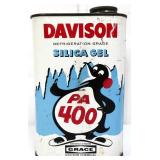 Vntg 1.5lbs Davison SIlica Gel can