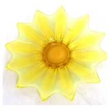 Yellow 9.5in sunflower plate