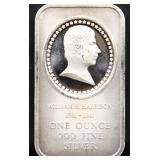 1oz William Harrison silver bar