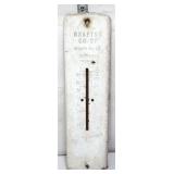 Vntg metal 3.5x11.5 Grafton Co-Op oil thermometer