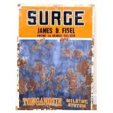 Metal 19x27.5 Surge Milking System menu board