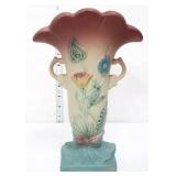 Vntg Hull 8.5in bow knot vase