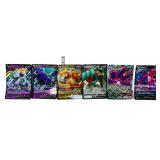 6 Pokemon large assorted cards