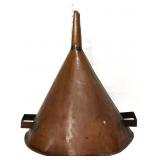 Vintage copper funnel