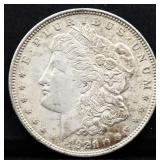 1921 Morgan silver dollar