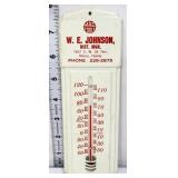 Vntg metal Mac Tools WE Johnson, Miami thermometer