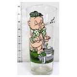 Vntg Porky Pig Pepsi promotional glass