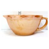 Vntg Fire King peach lustre batter bowl