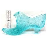 Fenton aqua daisy & button shoe