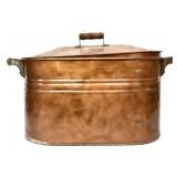 Vintage copper ham broiler