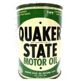 Vntg 1qt Quaker State Motor Oil can