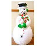 Vntg 39.5in snowman blow mold see pics NO SHIP
