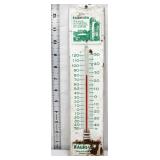 Vntg metal 2.75x12.5 Agri-View thermometer