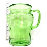 Vintage green depression pitcher