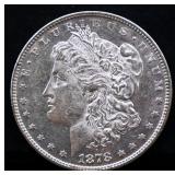 1878 Morgan silver dollar