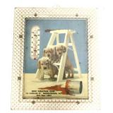 Vntg cardstock Beck Furniture puppies therm