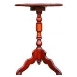Vintage flip top lamp table