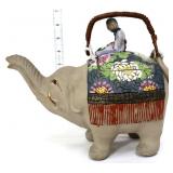 Vintage Banko figural elephant teapot