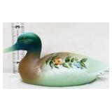 Fenton Barley duck & dragonfly scene figure