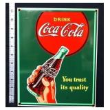 Porcelain Andy Rooney You Trust Quality Coca Cola