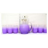 7 piece purple Blendo water set