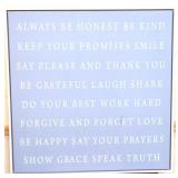 Framed 31.5x31.5 Always Be Honest art NO SHIP