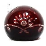 Vintage red bohemian paperweight