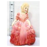 Royal Daulton 5in Rose figure in pink dress