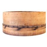 Vintage round wood sifter