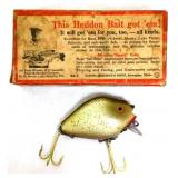 Vintage lure box with a lure