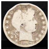 1895 barber half dollar