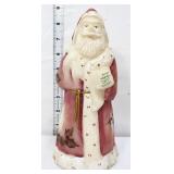 Fenton 9in Old World Santa w/ list figure