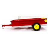 Die cast metal Massey Ferguson manure spreader
