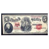 1907 wood chopper $5 paper note