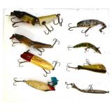 Lot of 8 vintage fishing lures