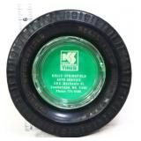 Vntg Kelly Tires adv ashtray