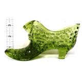 Fenton olive green hobnail shoe