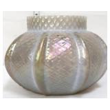 Art Nouveau iridescent mother of pearl vase