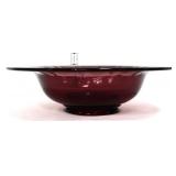 Amethyst bowl with flared top