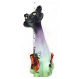 Fenton 12in Halloween happy cat figure