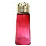 Vntg cranberry muffiner sugar shaker