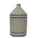 Vntg cobalt strip whiskey jug