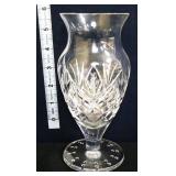 Waterford 6in clare cut diamond pedestal vase