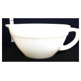 Vntg Fire King milk glass batter bowl