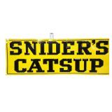 Vntg metal 19.5x6.75 Snider