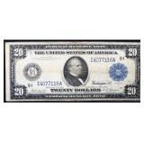 1914 Federal Reserve of Minneapolis $20 paper note