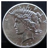 1927 peace dollar