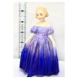 Royal Daulton 5in Marie child figure in purple