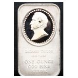 1oz Zachary Taylor silver bar