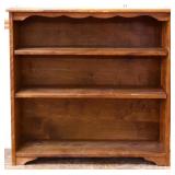 Vintage wood 3 shelf bookshelf see pics